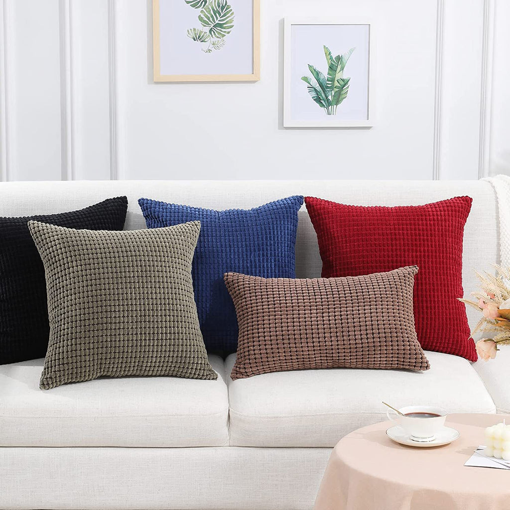 Elegance and comfort for your favorite corner - Textured Cushion Cover