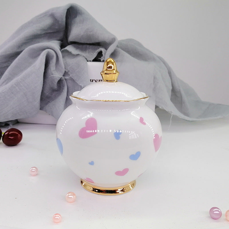 Handcrafted Tea and Coffee Set with Gold Accents – A luxurious gift for mom