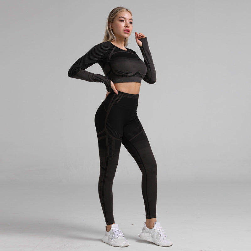 Women's Fitted Sportswear Set – Fitness & Running