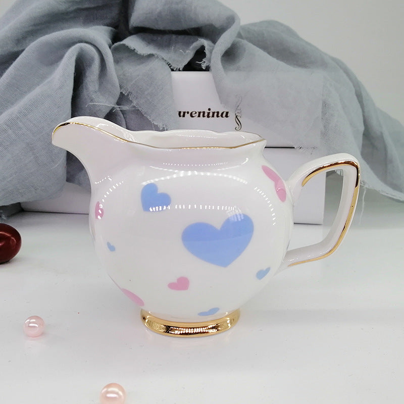 Handcrafted Tea and Coffee Set with Gold Accents – A luxurious gift for mom