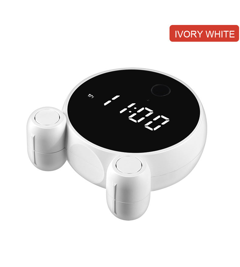 Reloj Despertador con Cámara WiFi HD 1080P y Visión Nocturna