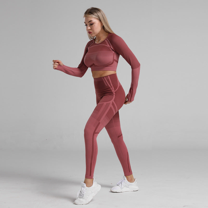 Women's Fitted Sportswear Set – Fitness & Running