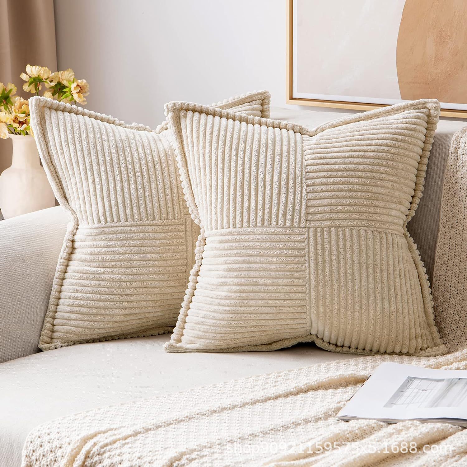 Elegance and comfort for your favorite corner - Textured Cushion Cover