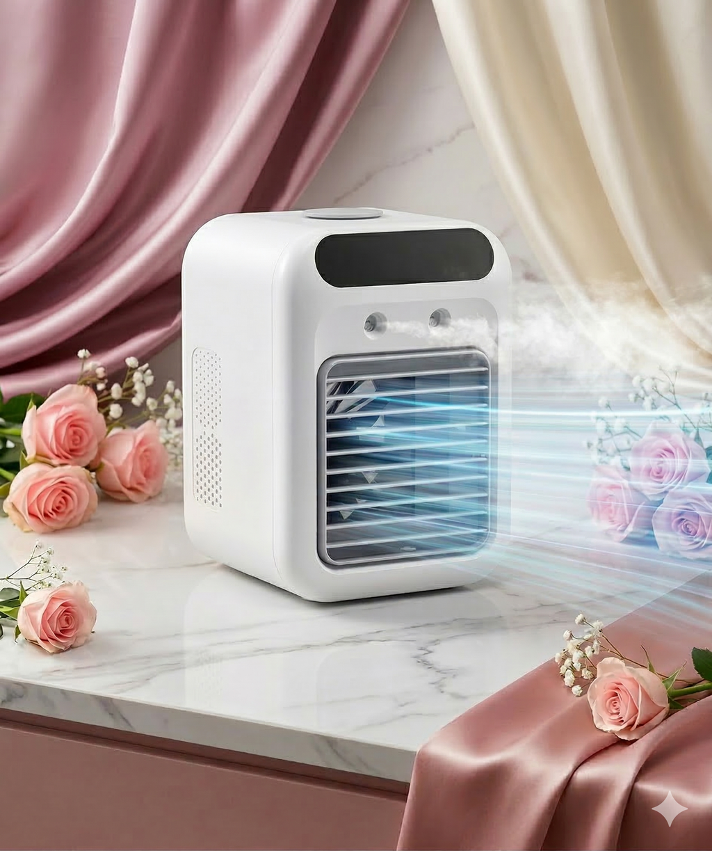 USB portable air conditioner with atomization 