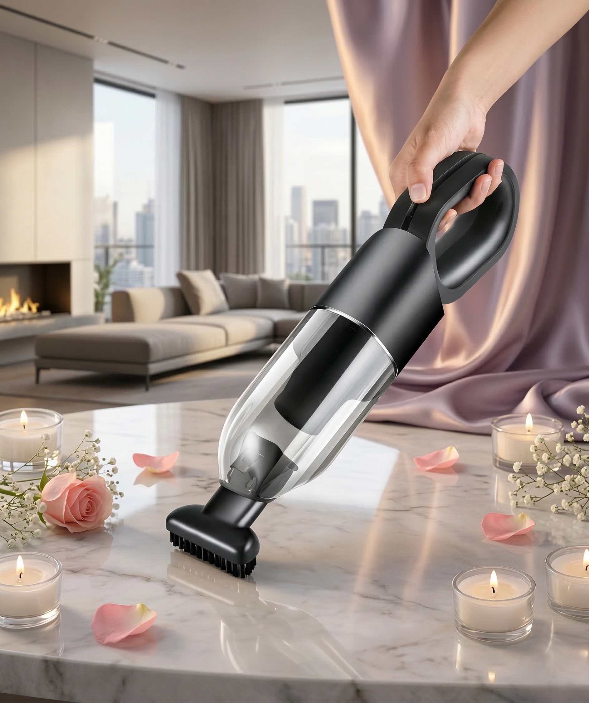 Cordless Portable Vacuum Cleaner for Car and Home
