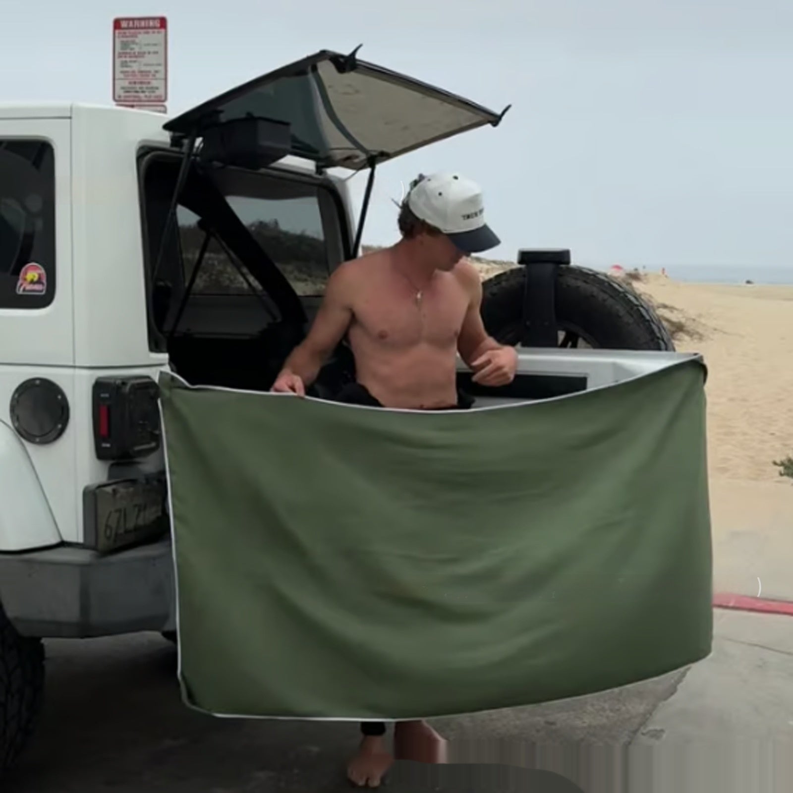 Toalla Magnética para Auto – Uso Exterior, Baño y Playa