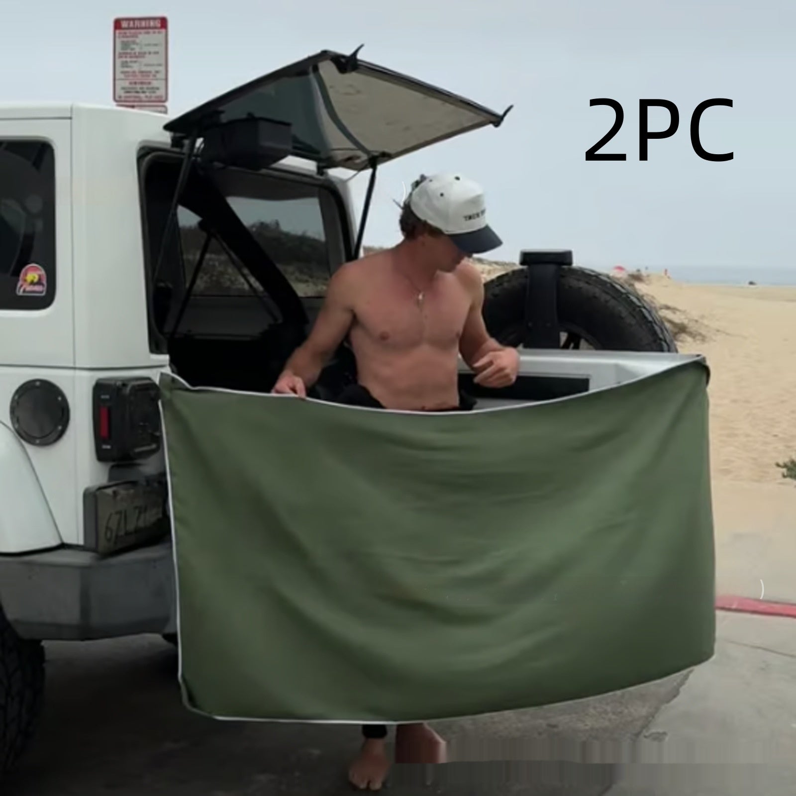 Toalla Magnética para Auto – Uso Exterior, Baño y Playa