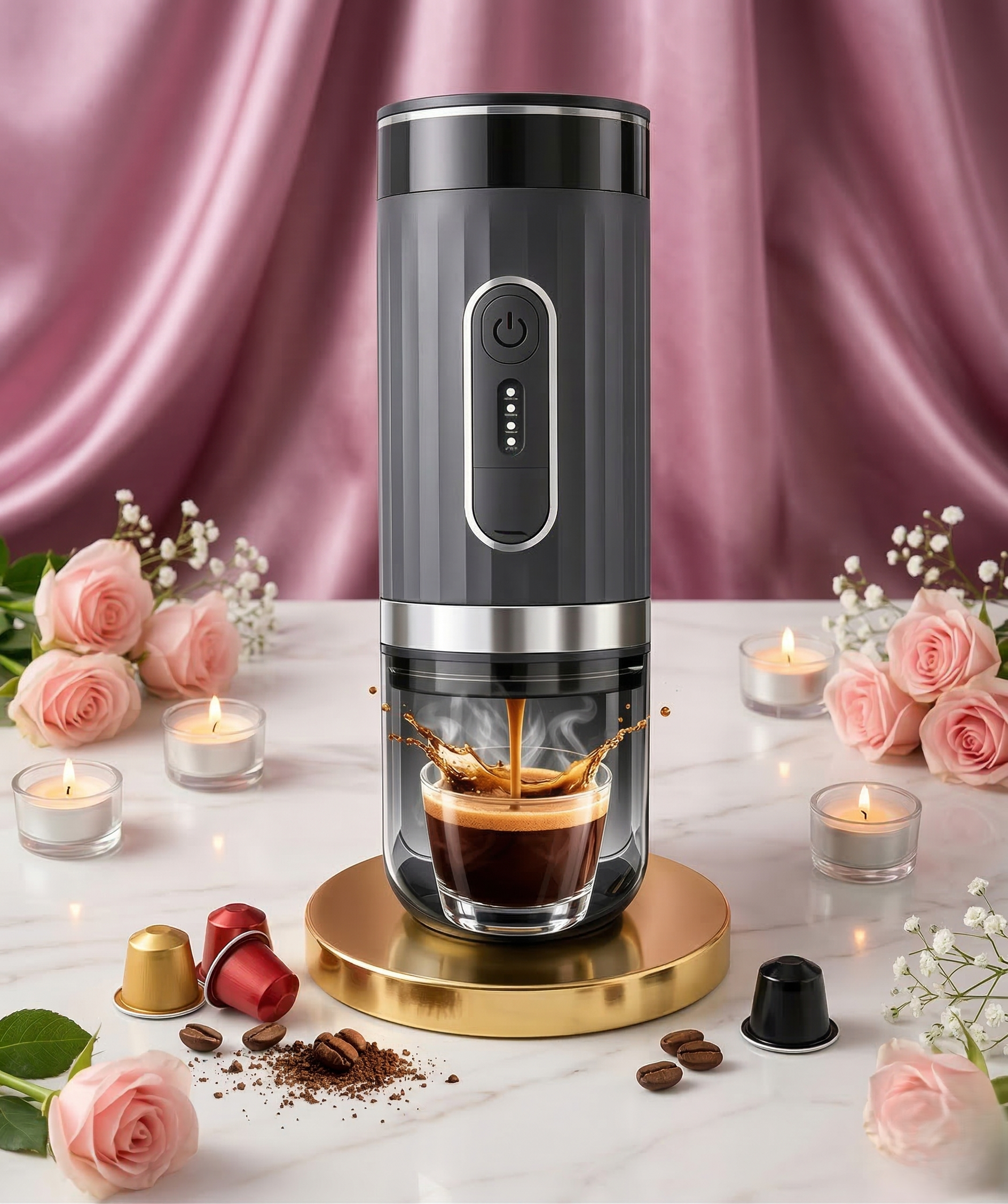 Automatic Portable Capsule Espresso Coffee Maker