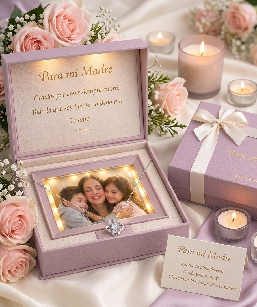 The Gift Mom Will Never Forget – ALLMYMAMA Pink Keepsake Box 