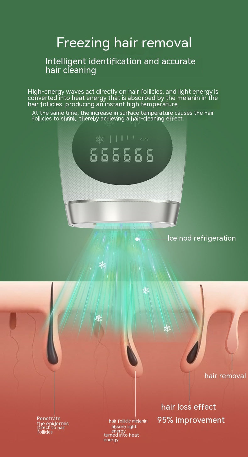 Depiladora laser portatil