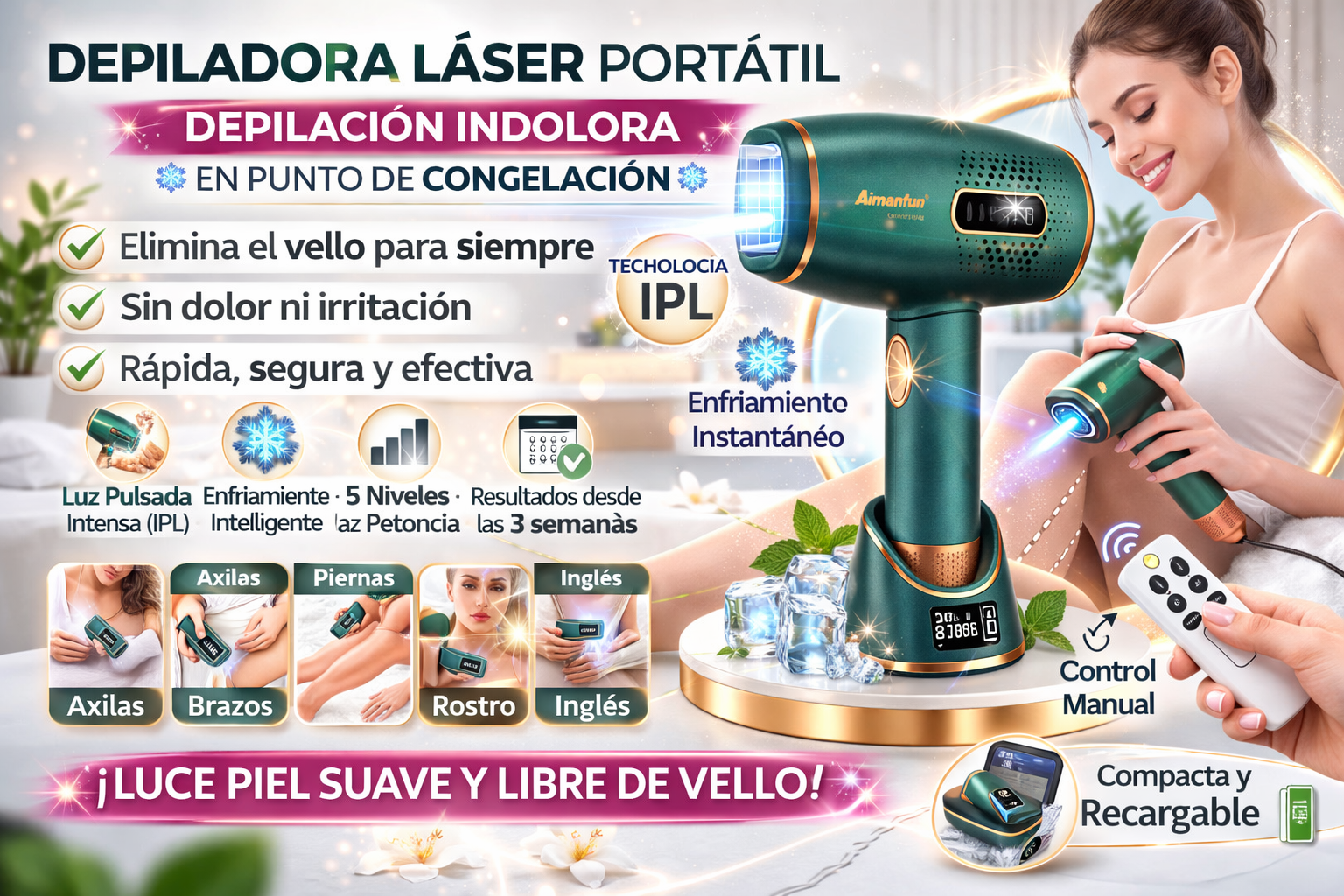 Depiladora Laser - Portatil