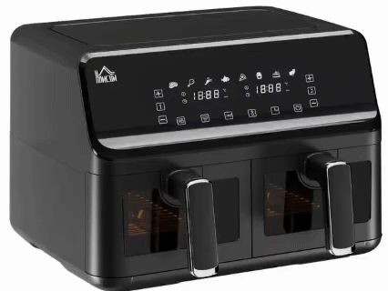 8L Double Basket Air Fryer – 8 in 1 with Digital Display