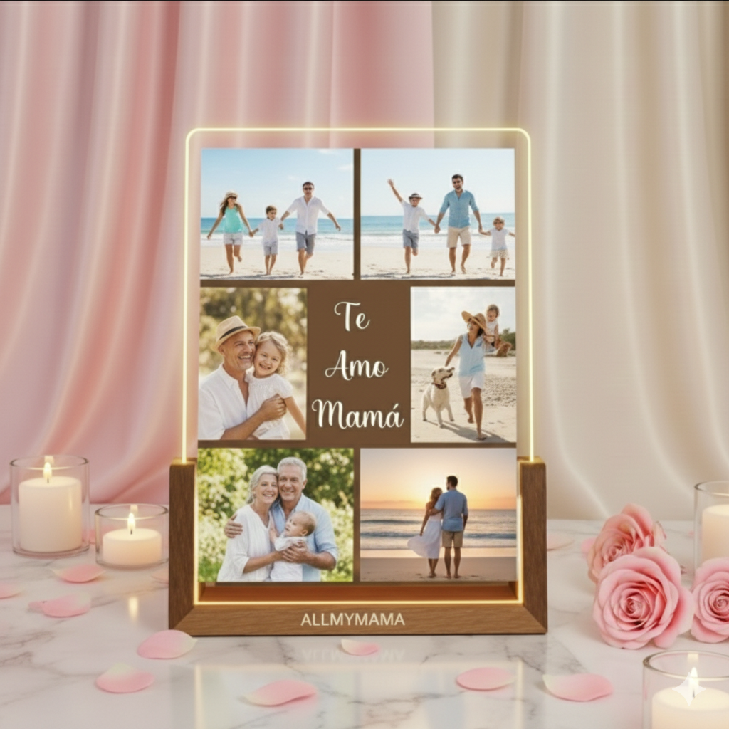 Beleuchteter Bilderrahmen – Für die beste Mama der Welt