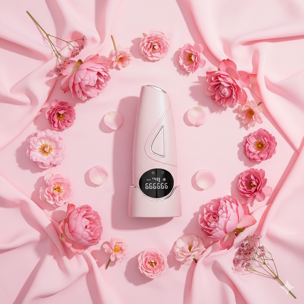 Portable laser hair removal device