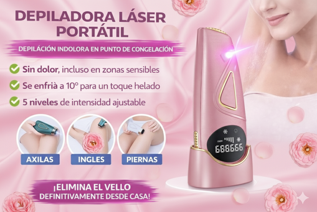 Portable laser hair removal device
