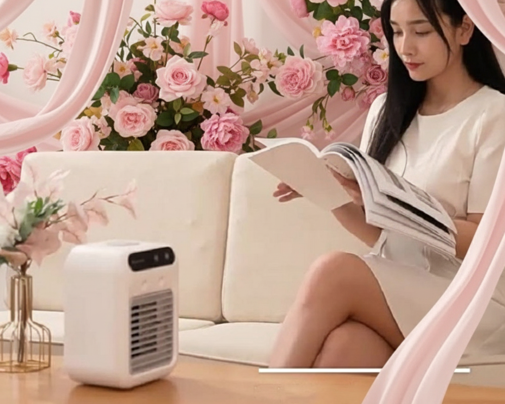 USB portable air conditioner with atomization 