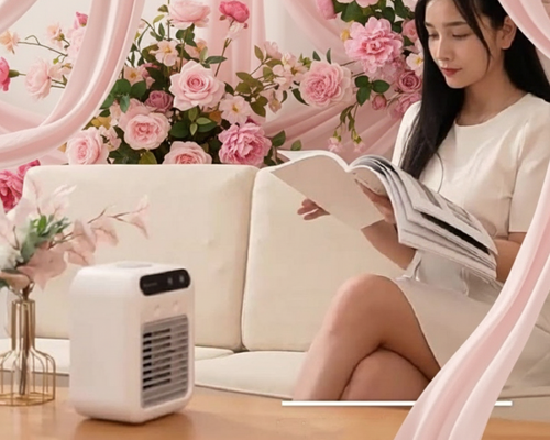 USB portable air conditioner with atomization 