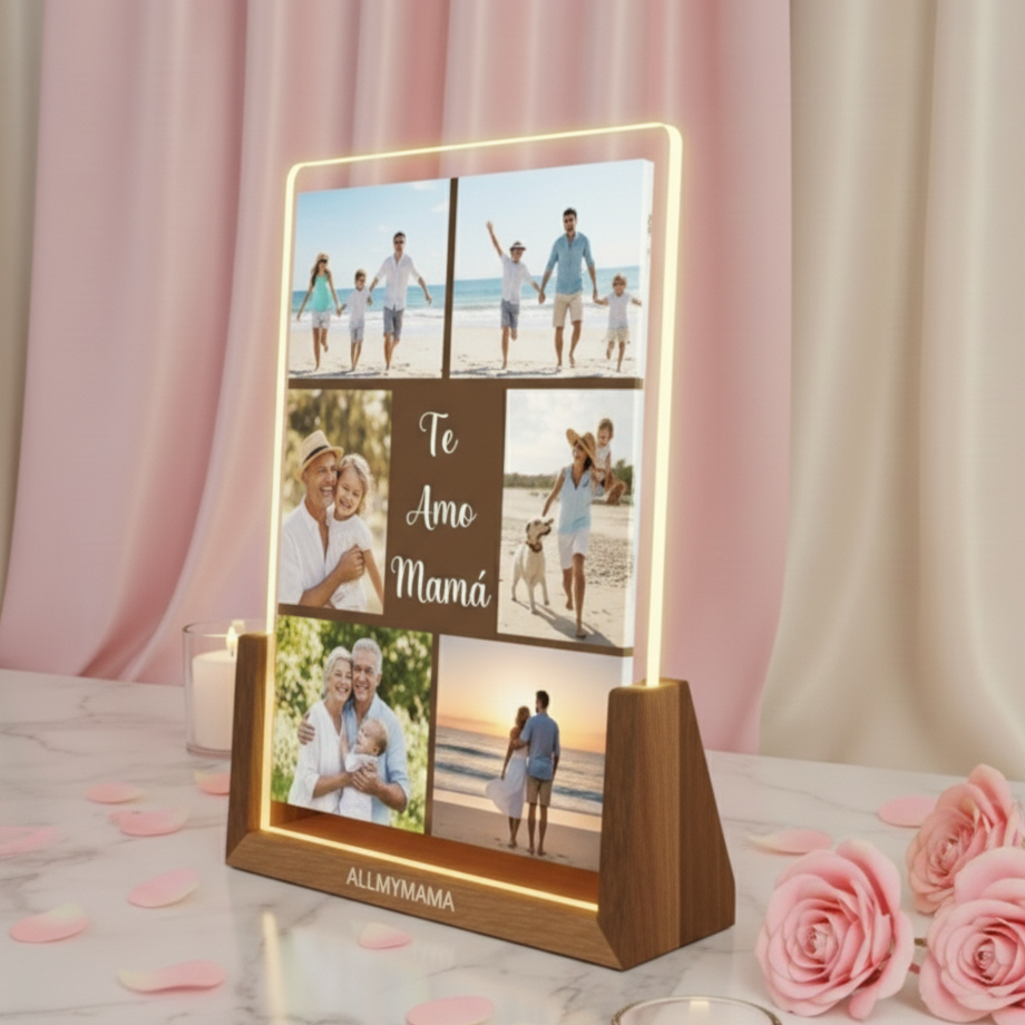 Beleuchteter Bilderrahmen – Für die beste Mama der Welt