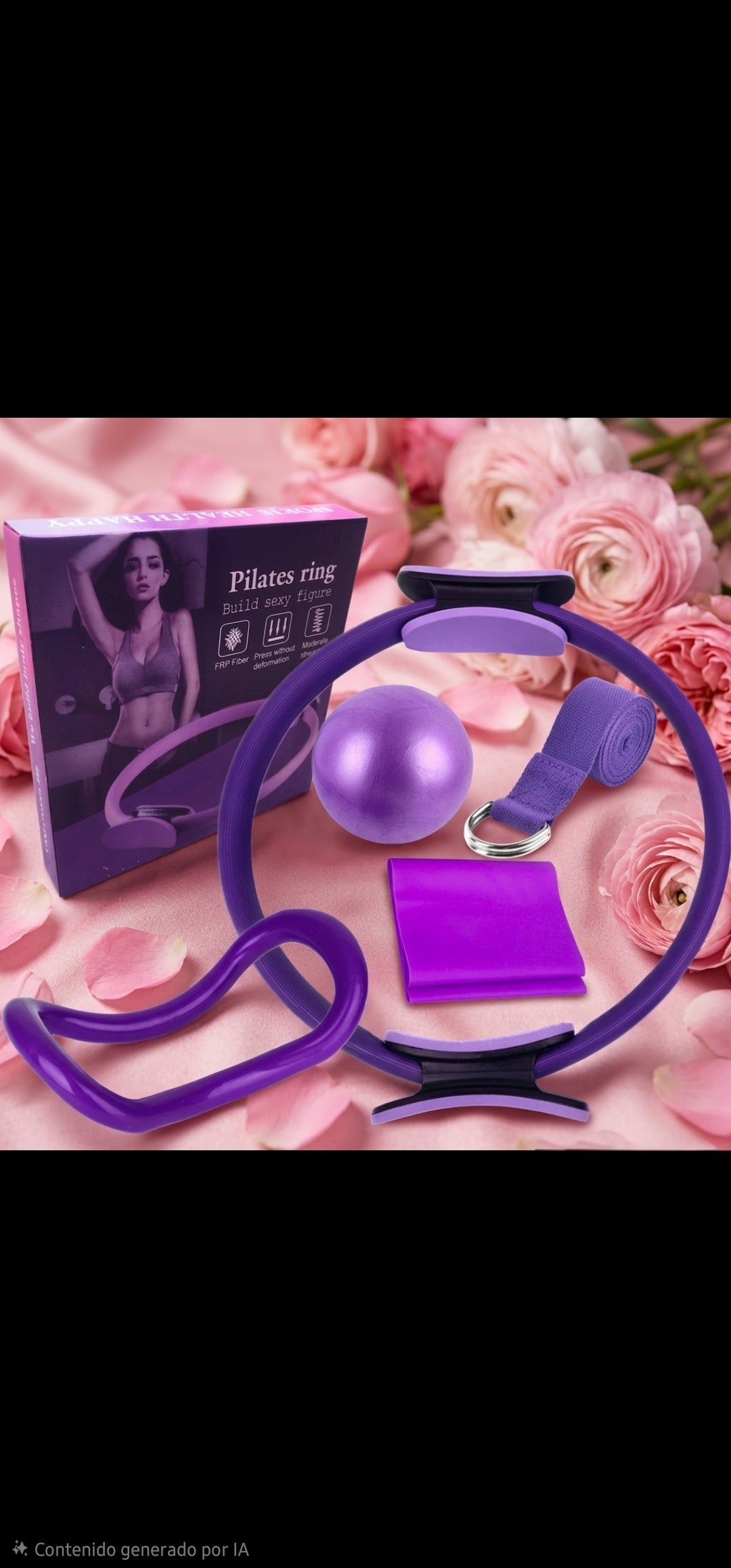Set de Aros de Pilates y Yoga – 6 Piezas