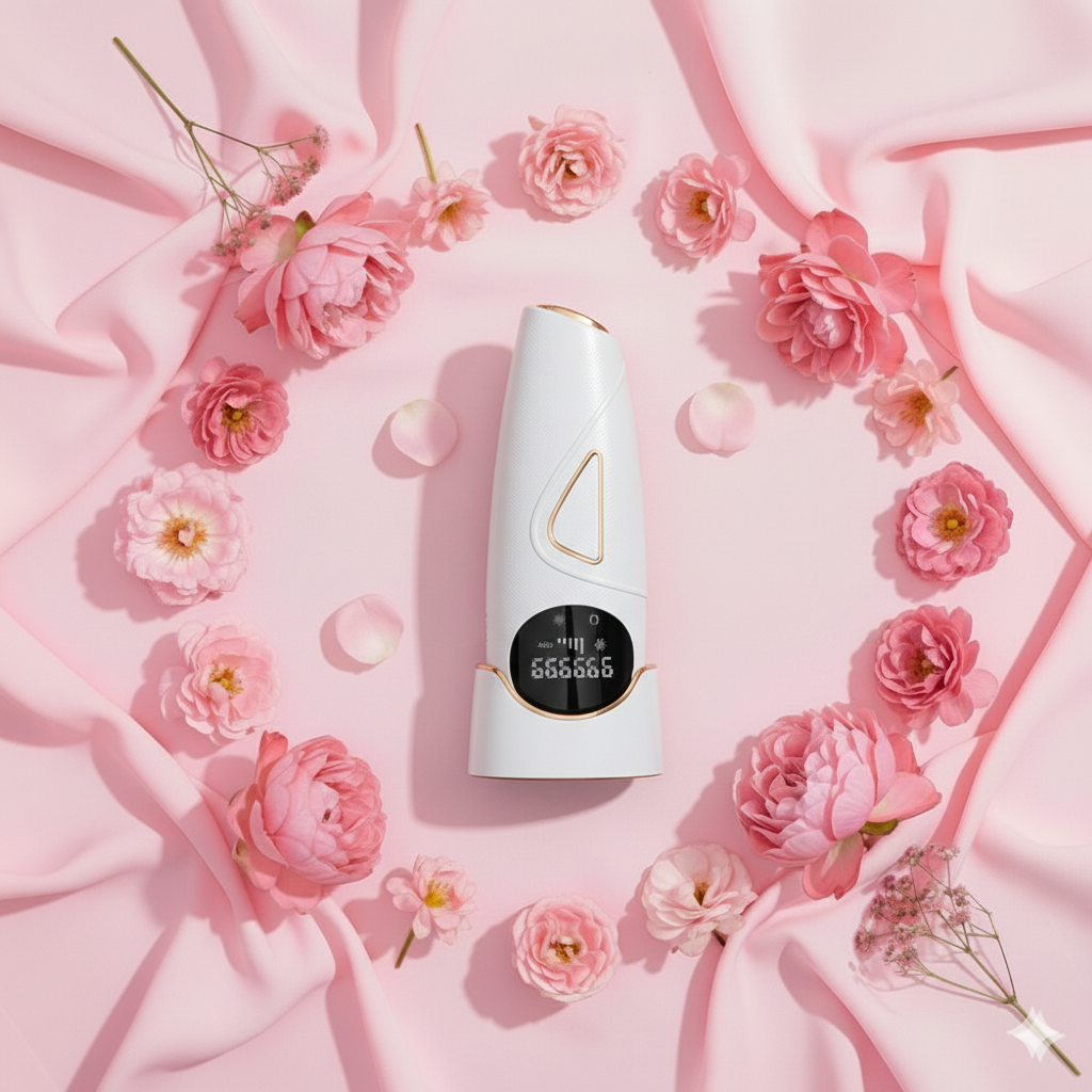 Portable laser hair removal device