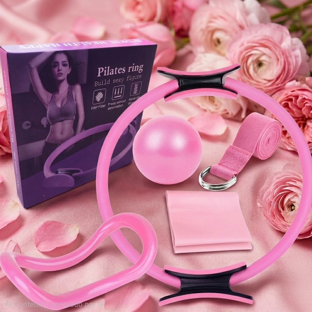 Set de Aros de Pilates y Yoga – 6 Piezas