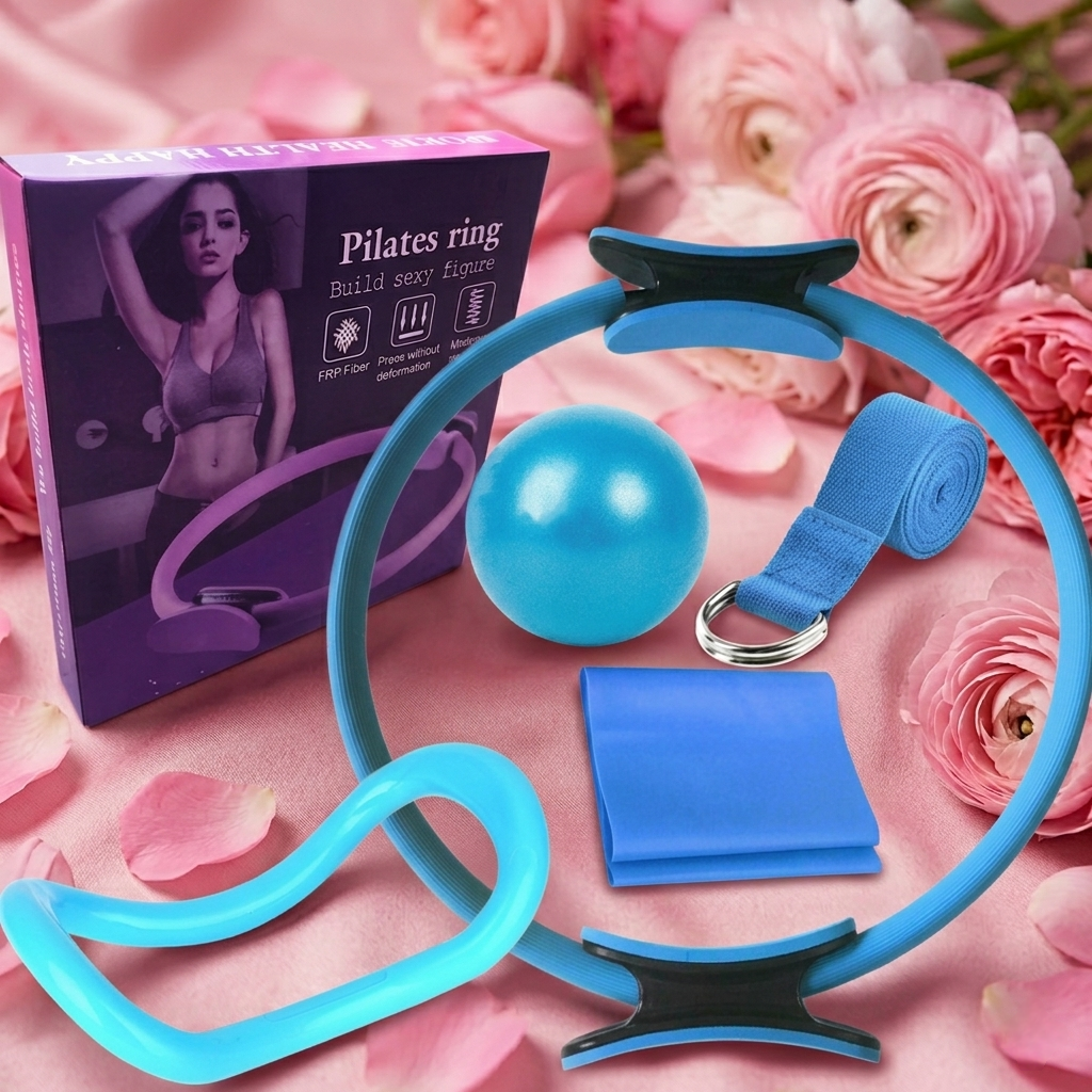 Set de Aros de Pilates y Yoga – 6 Piezas