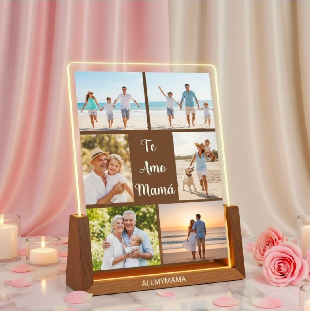 Beleuchteter Bilderrahmen – Für die beste Mama der Welt