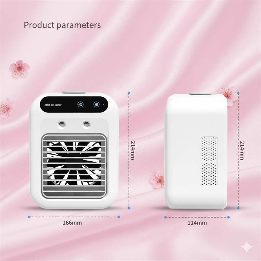 USB portable air conditioner with atomization 
