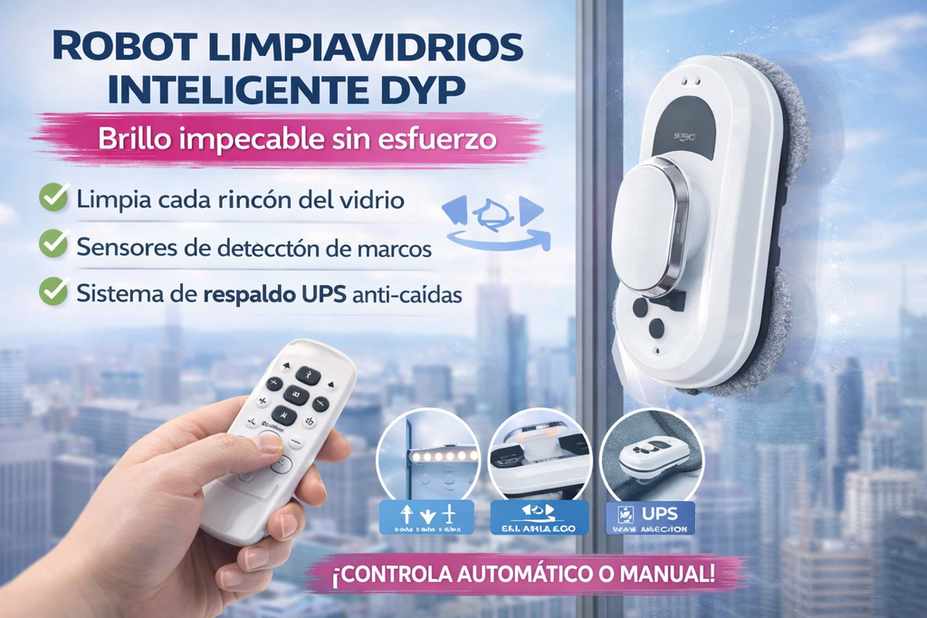 DYP Smart Window Cleaning Robot: Effortless, spotless shine
