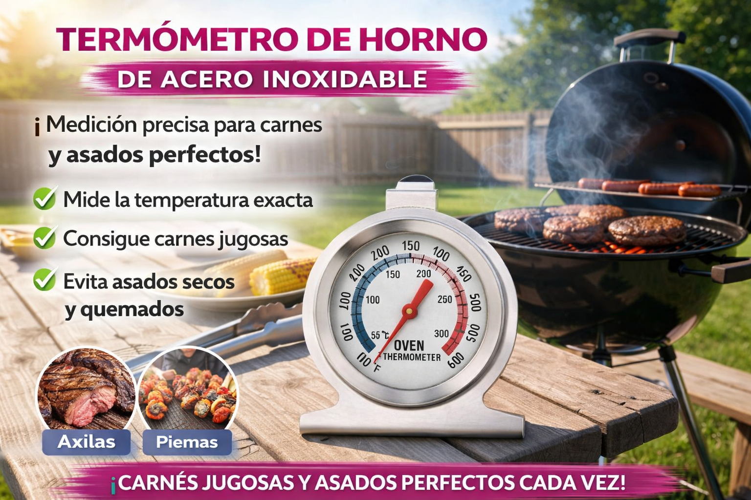 Controla la cocción como un chef profesional